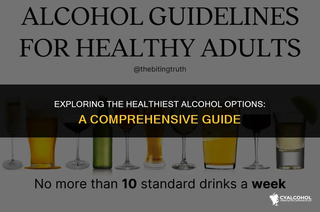 what is the healthiest alcohol option