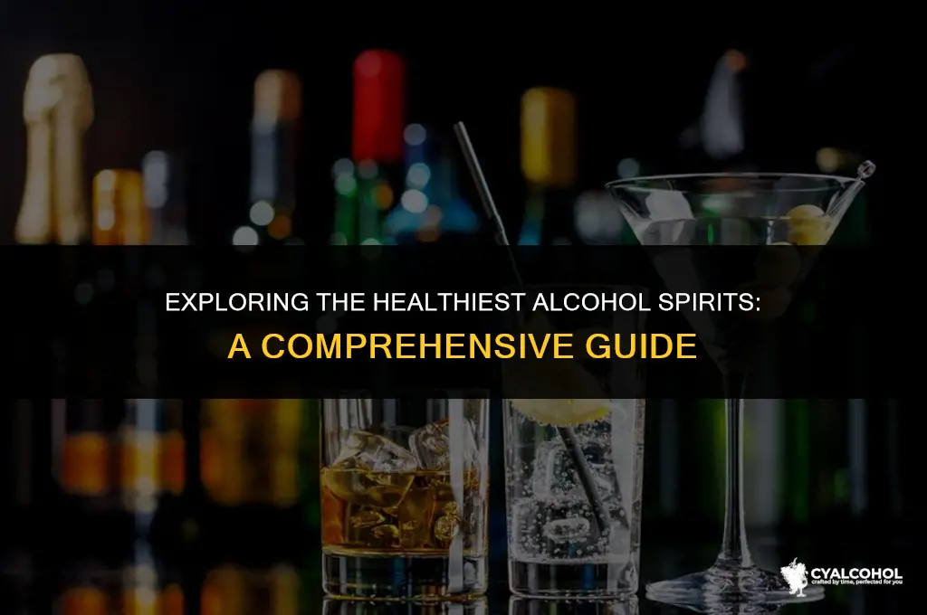 what is the healthiest alcohol spirit