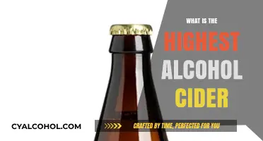 Exploring the Peak: What is the Highest Alcohol Cider?