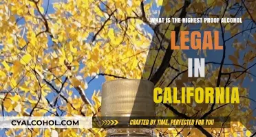 California's Strongest Legal Alcohol