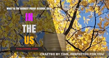 Strongest Alcohol Sold in the US: Proof and Limits