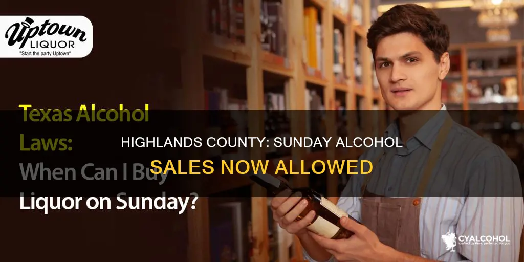 what is the highlands county alcohol sales on sunday