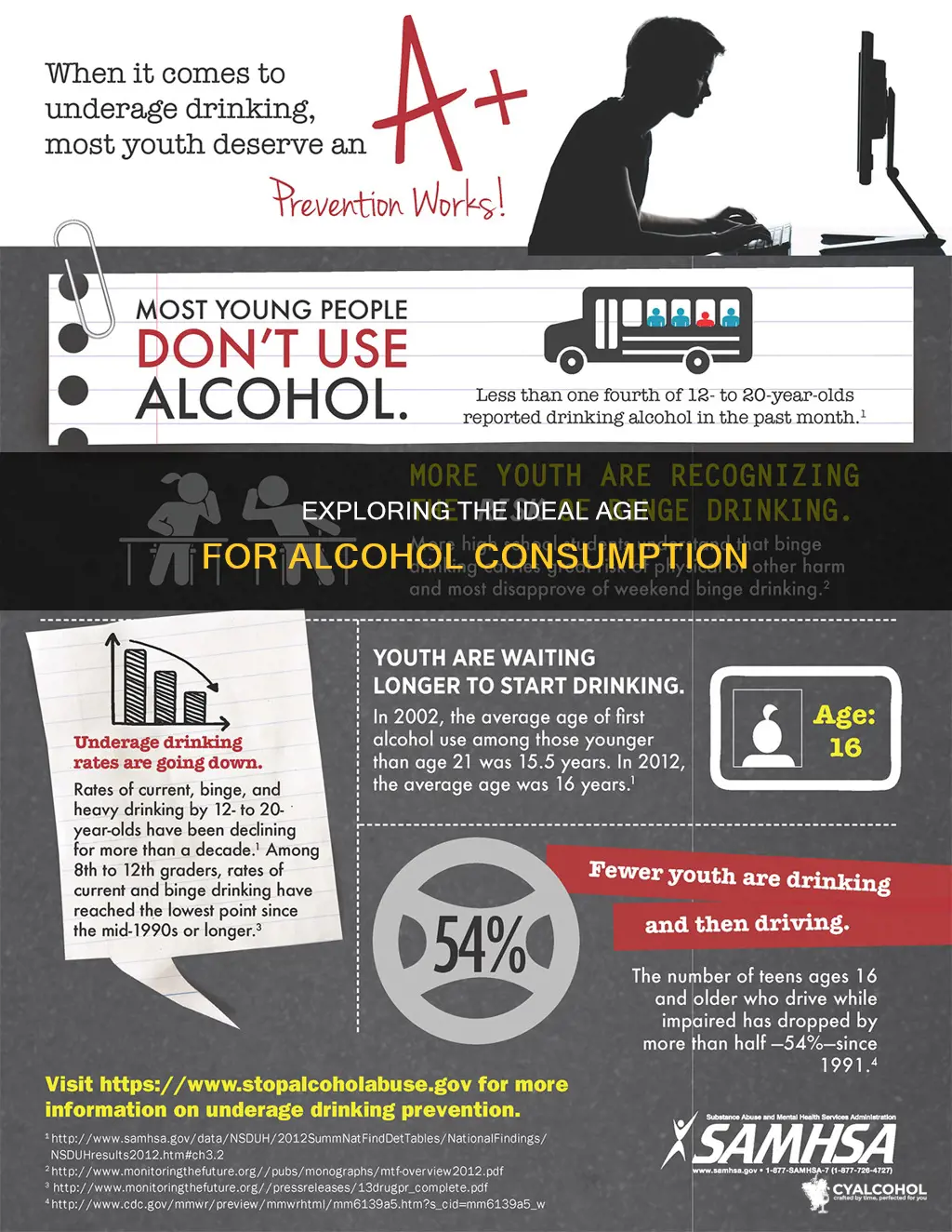 what is the ideal age of consuming alcohol research paper
