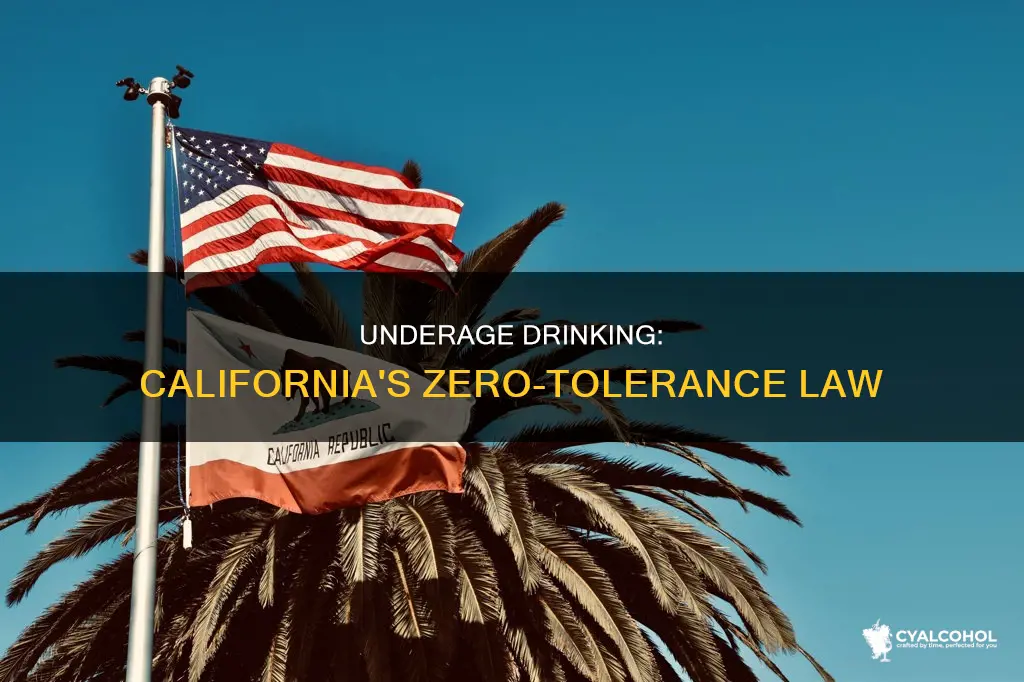 what is the illegal alcohol level in california under 21