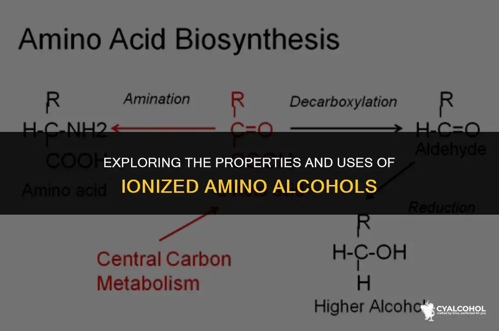 what is the ionized amino alcohol
