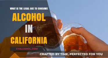 Alcohol Consumption: California's Legal Age Limit