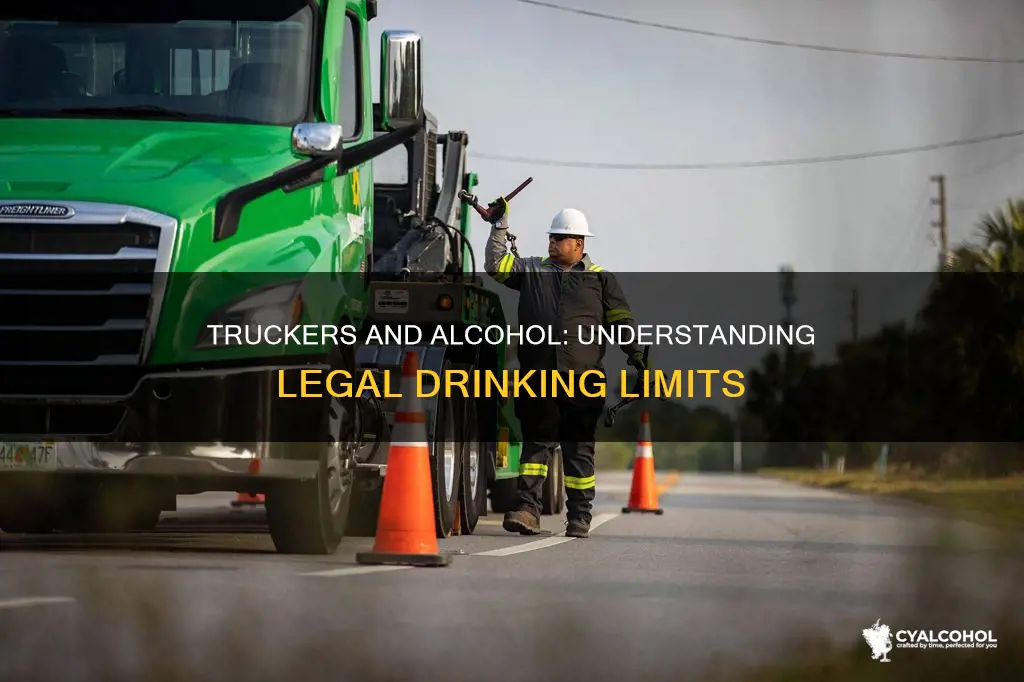 what is the legal alcohol limit for a truck driver