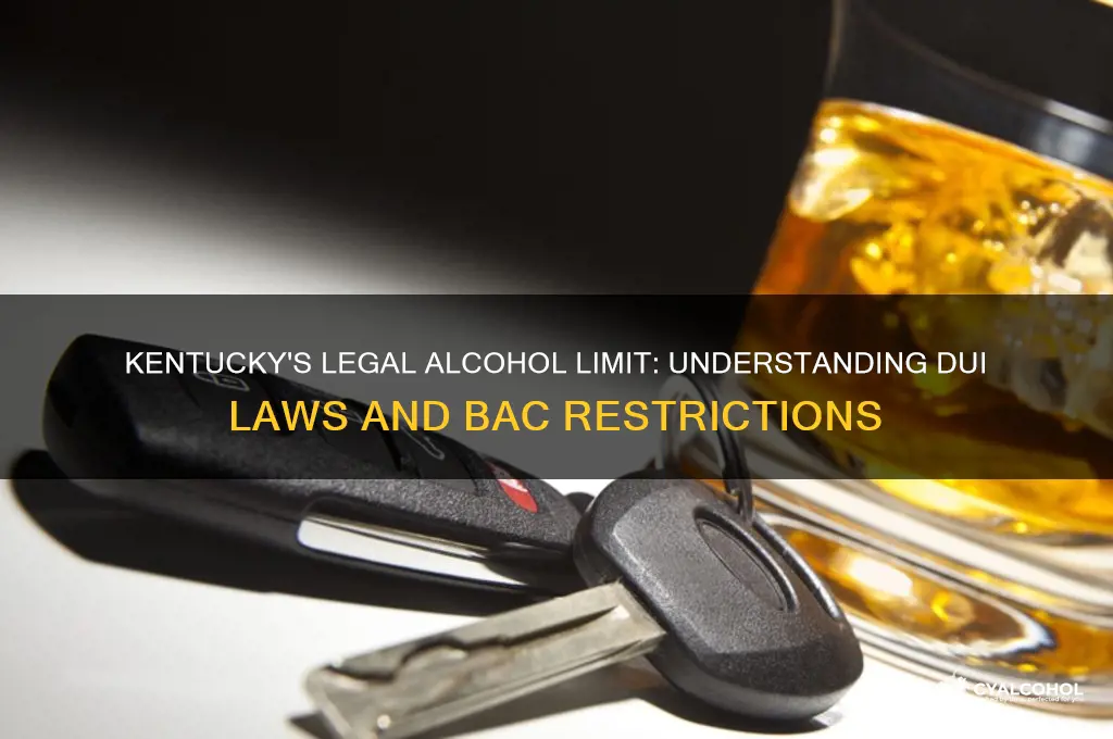 what is the legal alcohol limit in kentucky