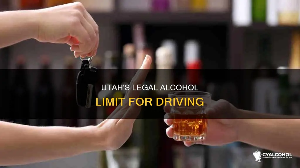 what is the legal alcohol limit to drive in utah