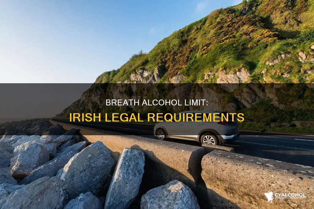 what is the legal breath alcohol limit in ireland