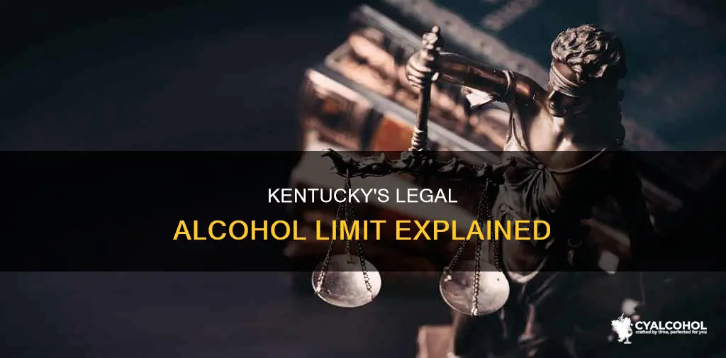 what is the legal limit for alcohol in kentucky