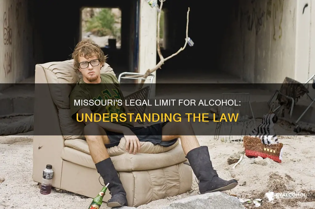 what is the legal limit for alcohol in missouri