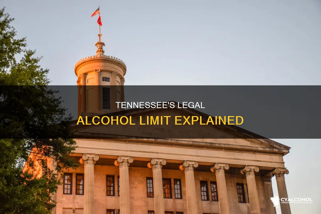 what is the legal limit for alcohol in tennessee