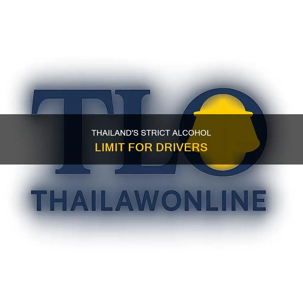 what is the legal limit of alcohol in thailand