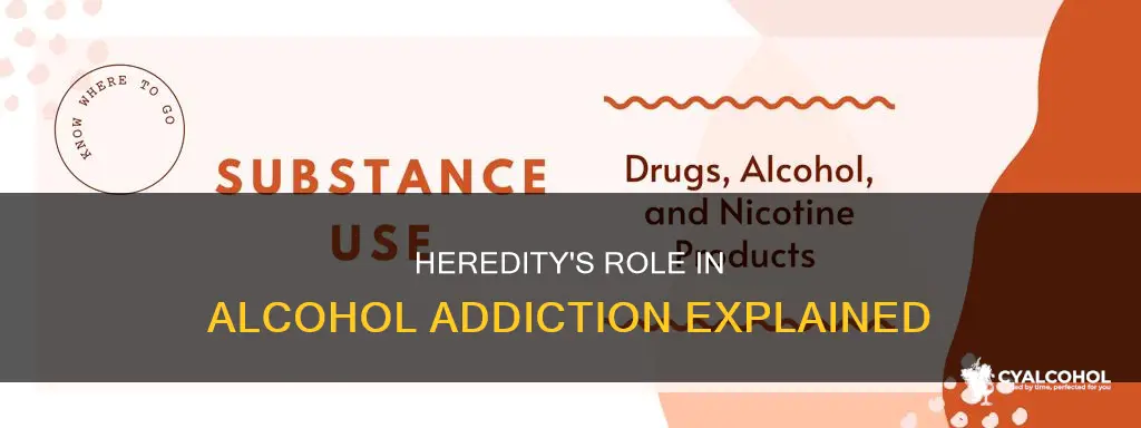 what is the link between heredity and alcohol addiction brainly