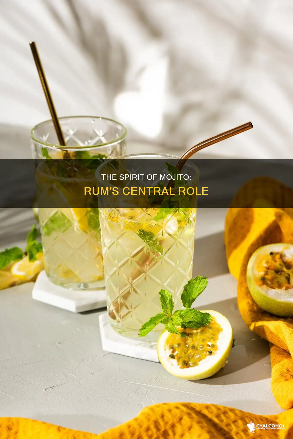 what is the main alcoholic ingredient in a mojito