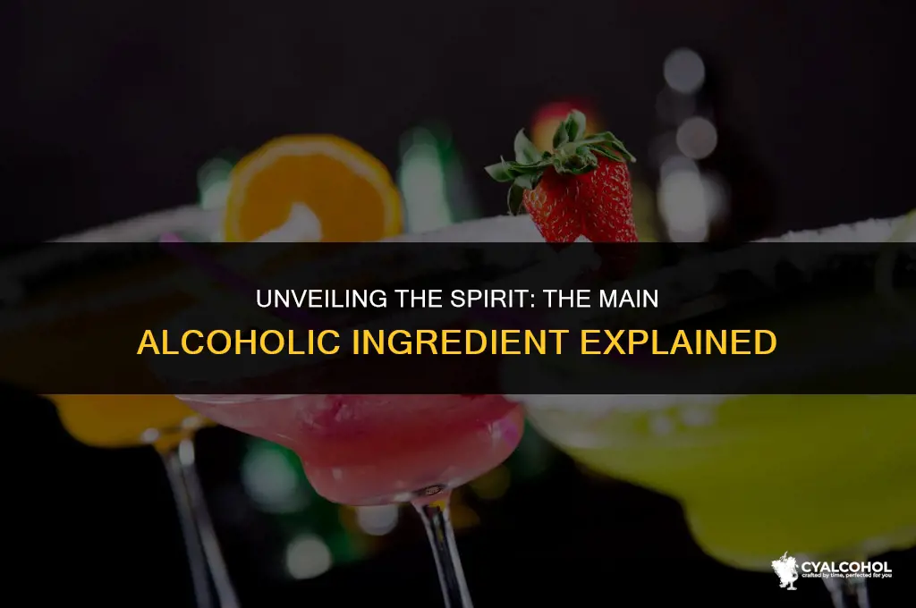what is the main alcoholic ingredient