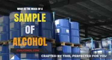Alcohol's Mass: Understanding the Weight of a Drink