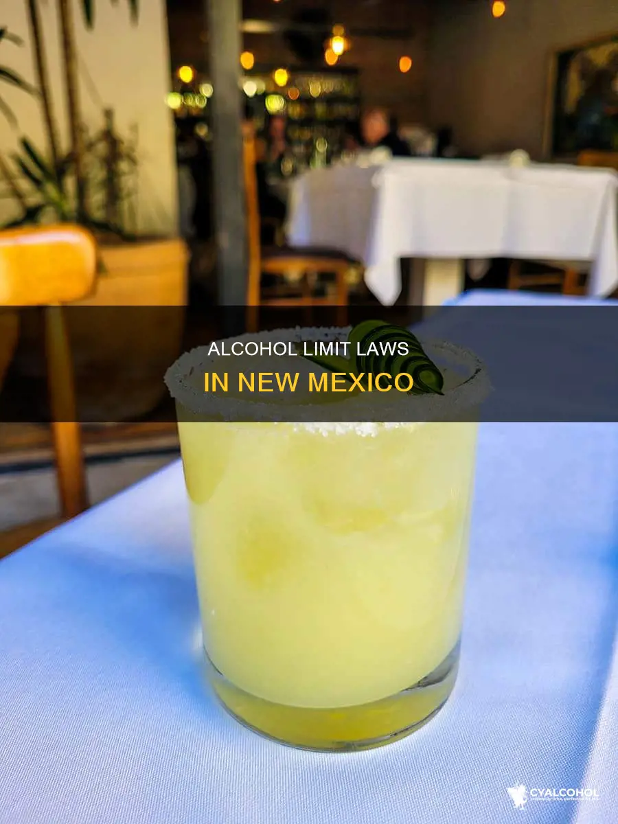 what is the max alcohol level in new mexico