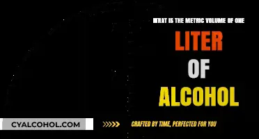 Alcohol Volume: Understanding One Liter Metric