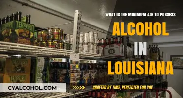 Alcohol Possession in Louisiana: Age Limit Laws