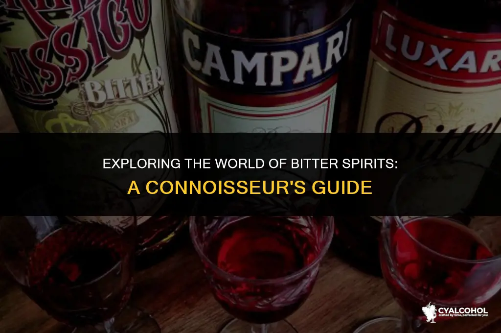 what is the most bitter alcohol