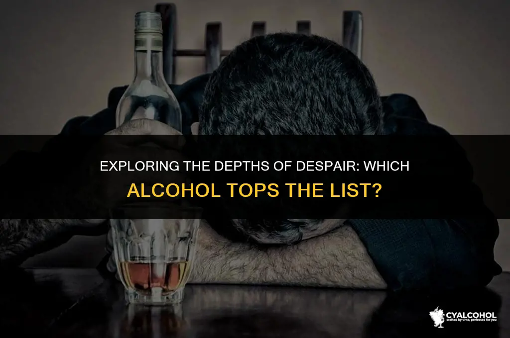 what is the most depressing alcohol