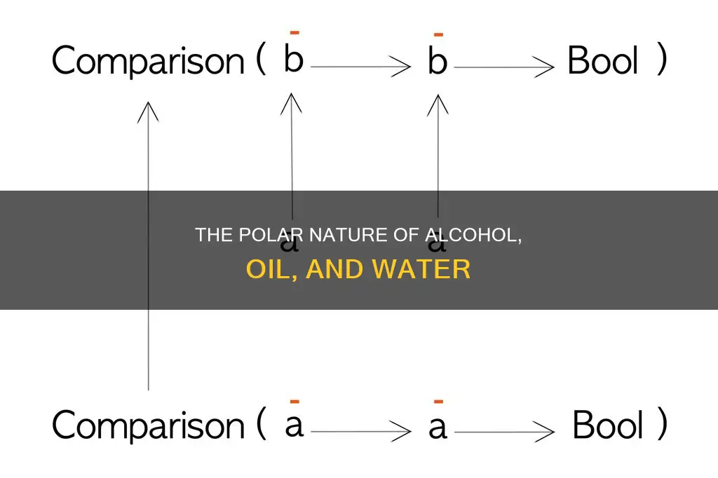 what is the most polar alcohol oil or water