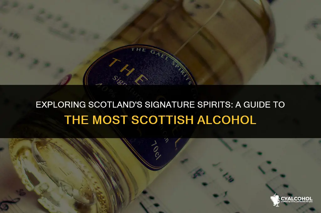 what is the most scottish alcohol