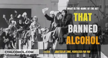 The Prohibition Act: A Ban on Alcohol