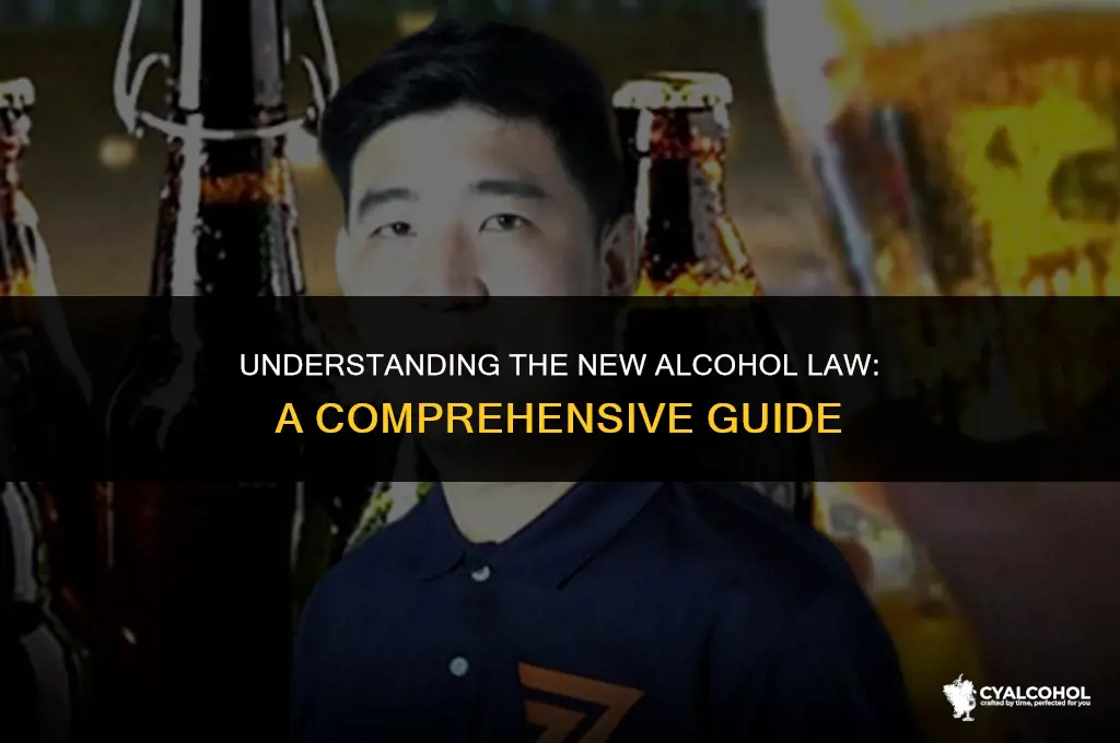 what is the new alcohol law