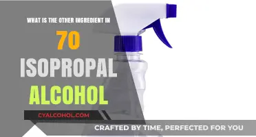 Isopropyl Alcohol's Other Half: Unveiling the Mystery Ingredient