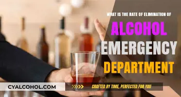 Alcohol Elimination: Emergency Room Rates