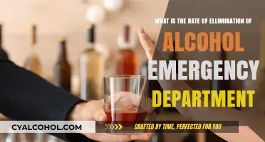Alcohol Elimination: Emergency Room Efficiency