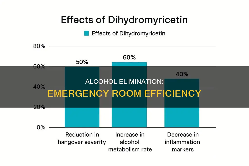 what is the rate of ellimination of alcohol emergency department