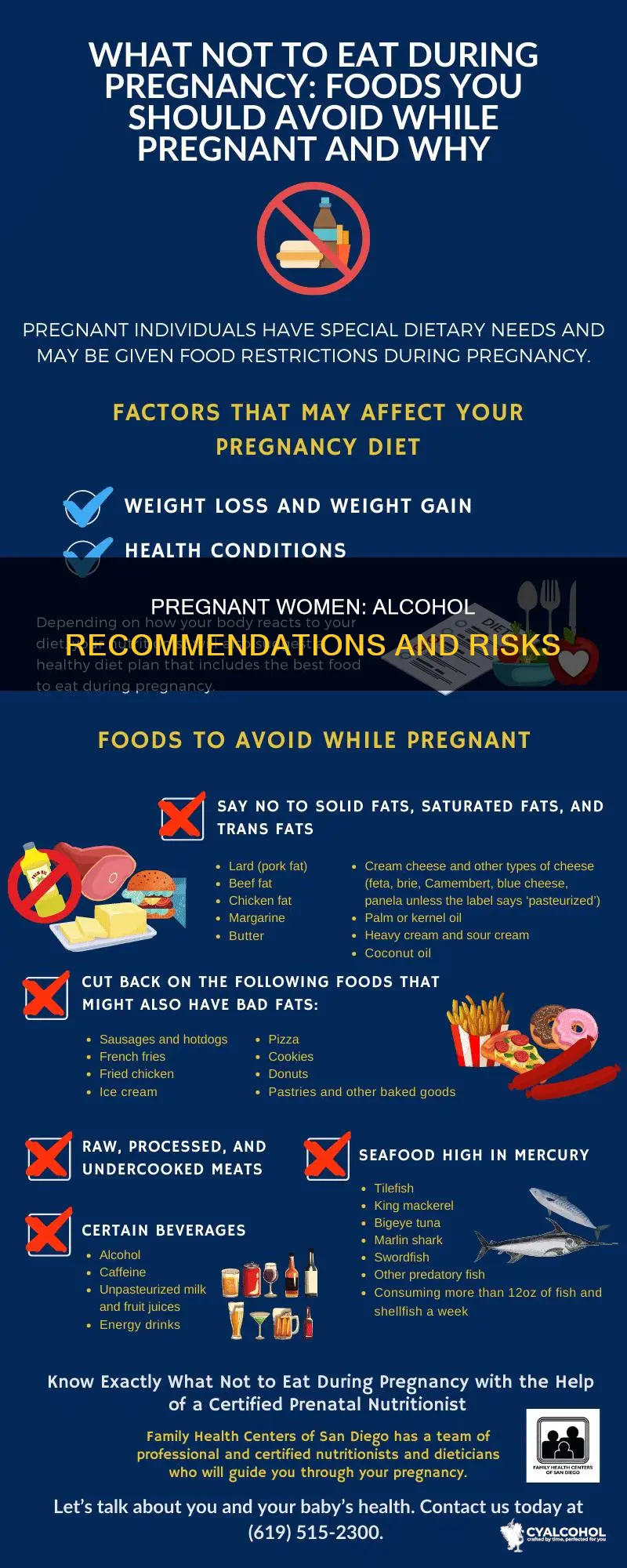 what is the recommendation for alcohol consumption for pregnant women