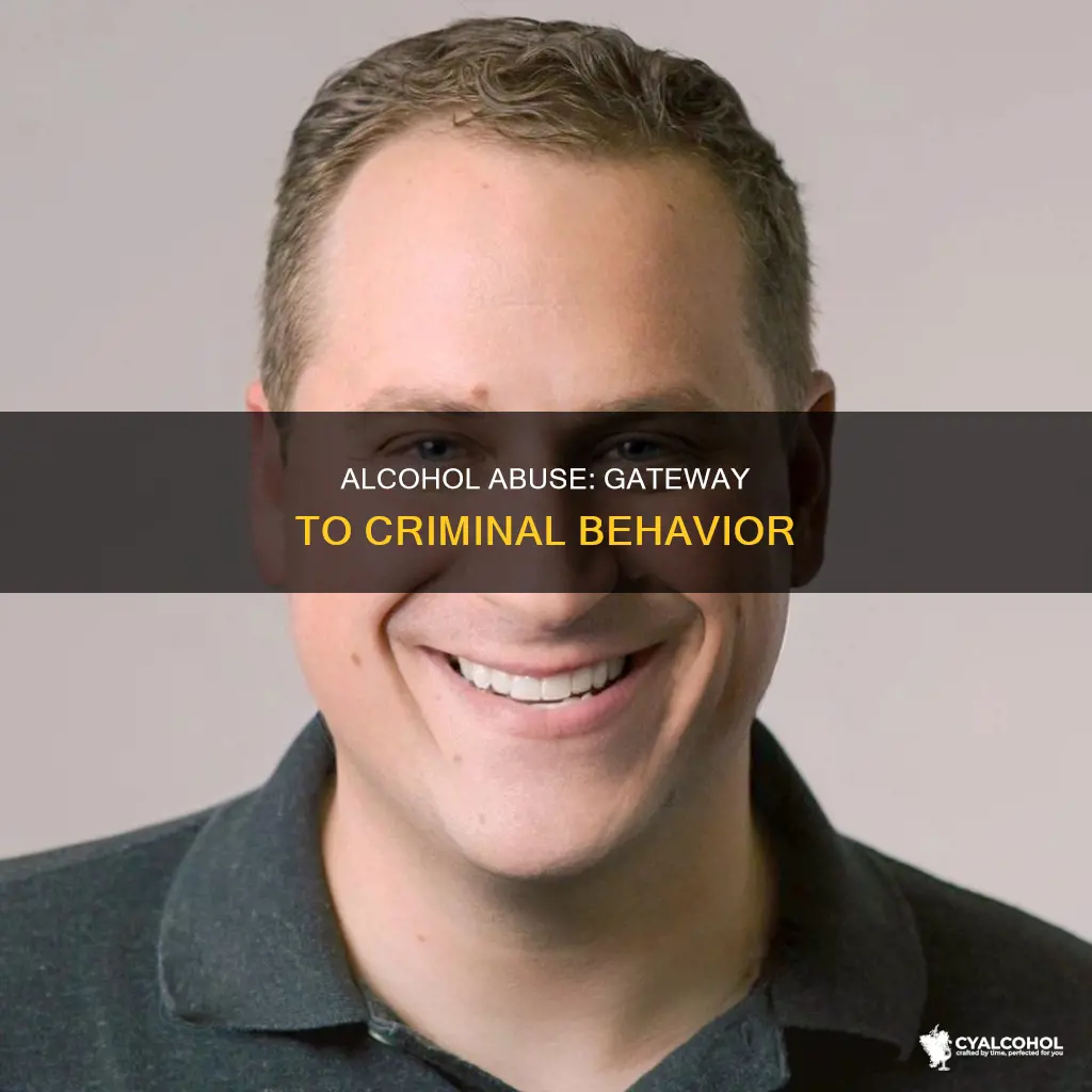 what is the relation between alcohol abuse and criminal behavior