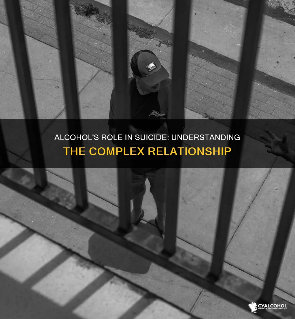what is the relationship between suicide victims and alcohol
