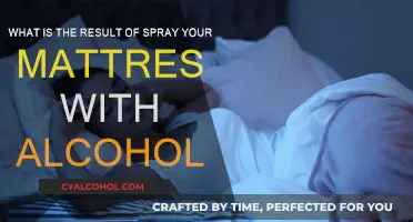 Spraying Alcohol on Mattress: What Happens?