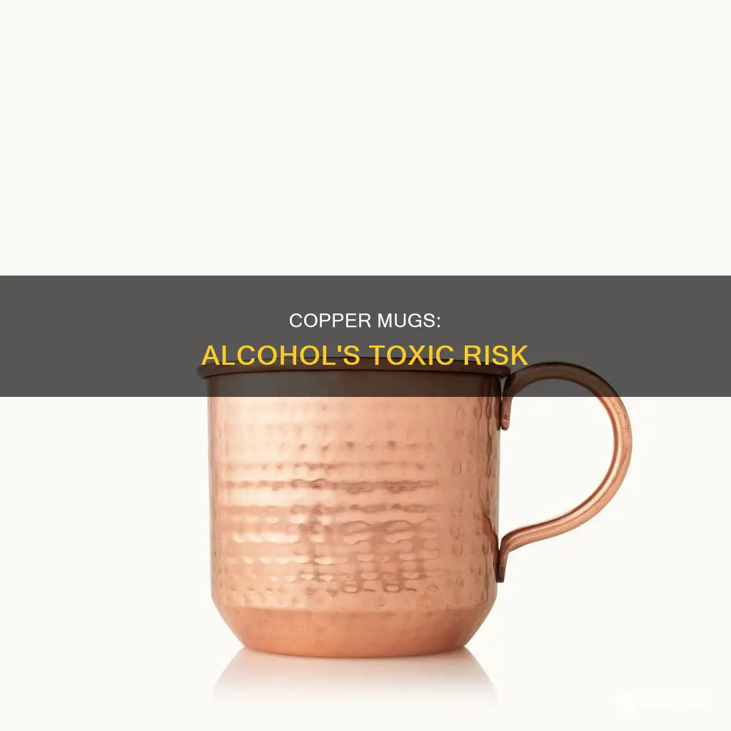 what is the risk of a copper mug and alcohol