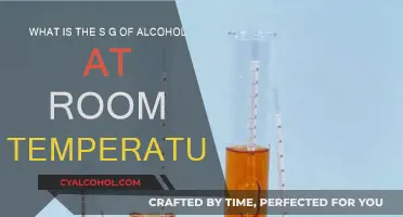 Alcohol's Specific Gravity: Room Temperature Science