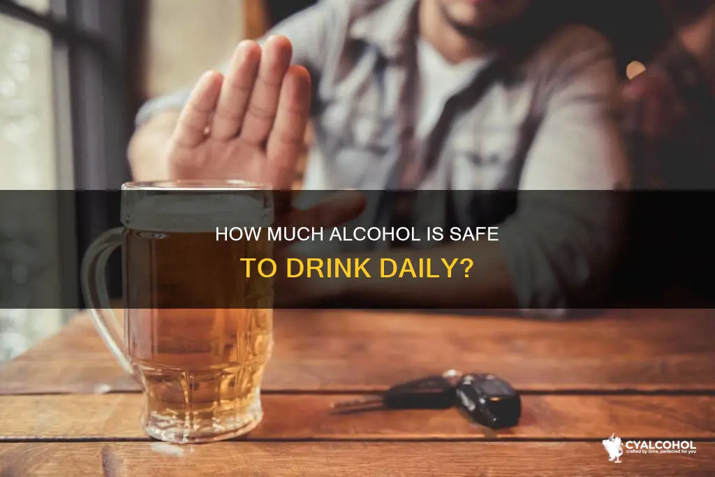 what is the safe limit of alcohol consumption per day