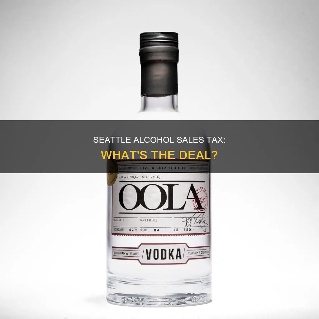what is the sales tax for alcohol in seattle