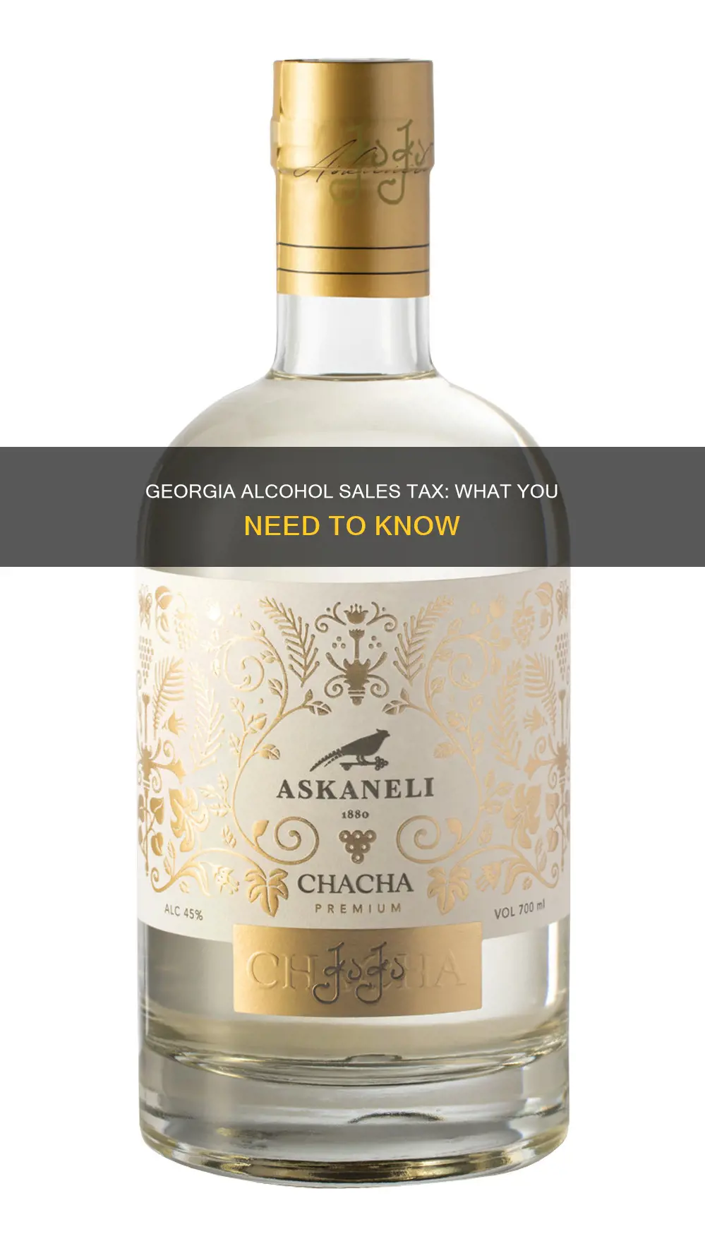 what is the sales tax on alcohol in georgia