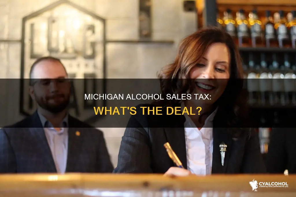 what is the sales tax on alcohol in michigan