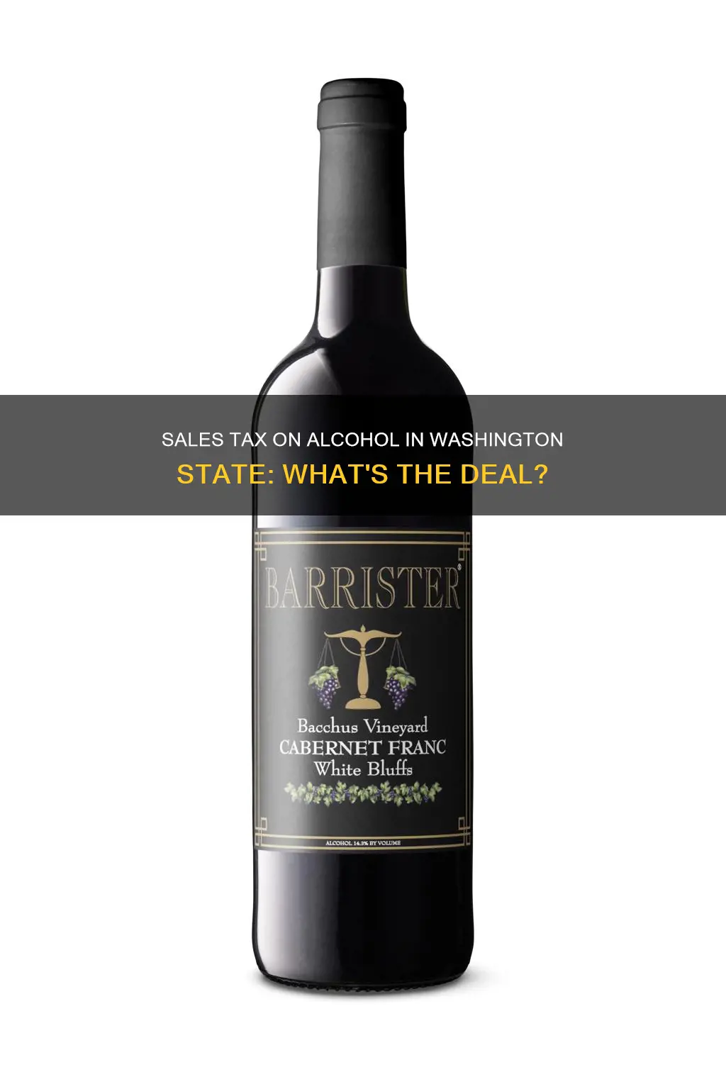 what is the sales tax on alcohol in washington state