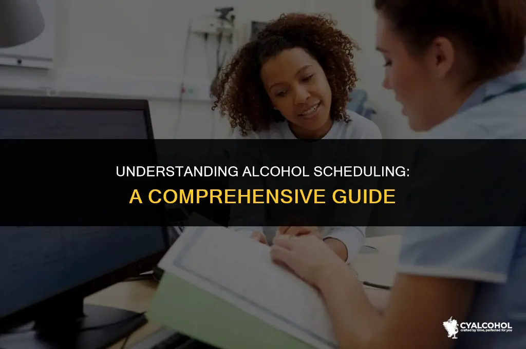 what is the schedule of alcohol