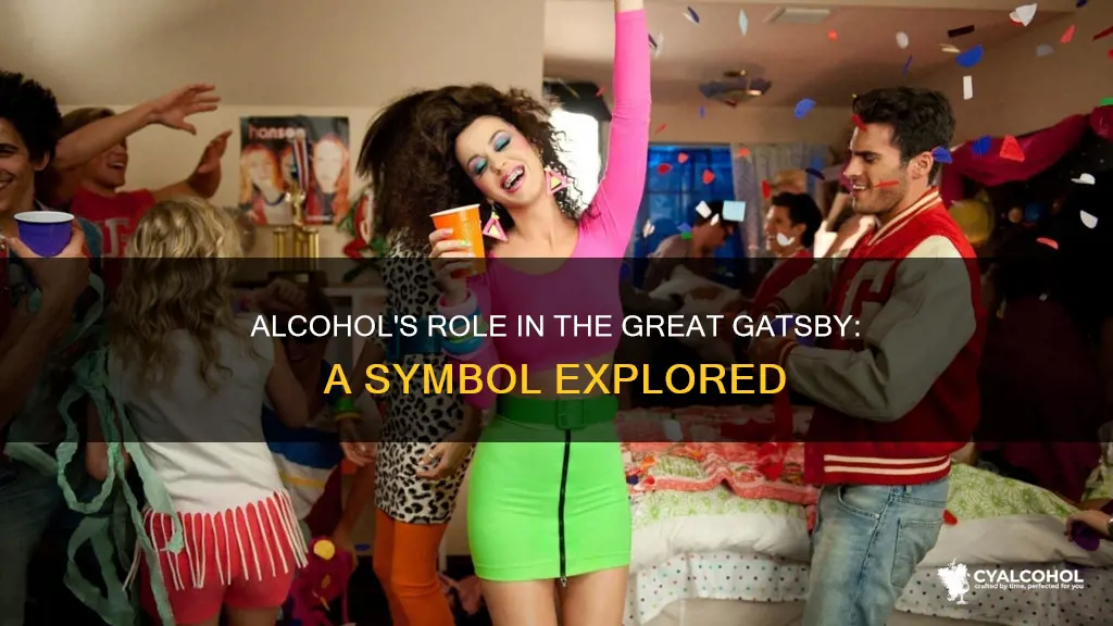 what is the significance of alcohol in the great gatsby