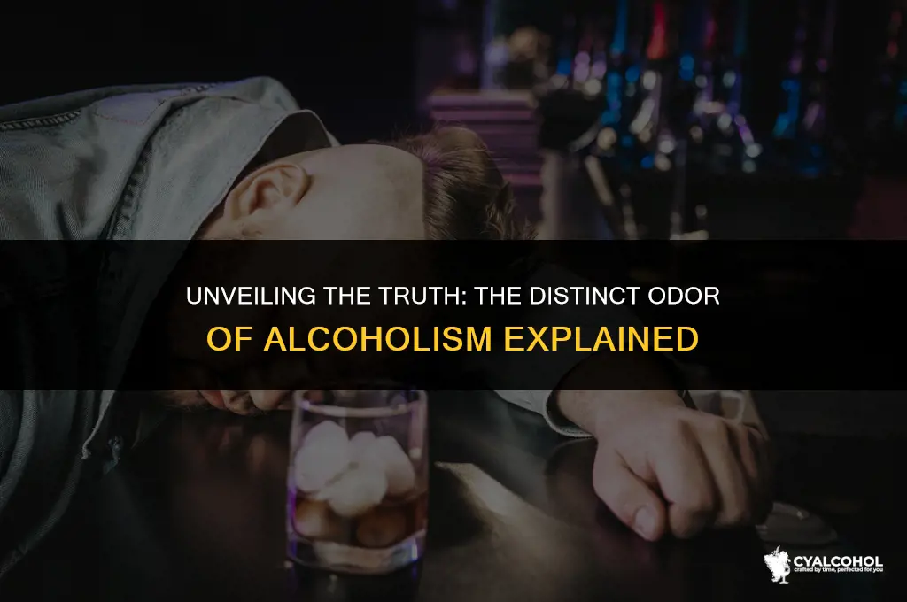 what is the smell alcoholics have