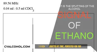 Understanding the Splitting of Alcohol Signals in Ethanol